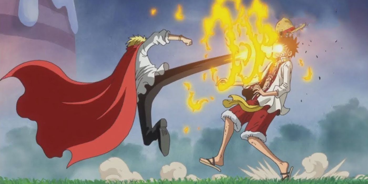 One Piece Pertarungan Paling Epic Keenam, Sanji Vs Luffy Membuat Penonton Jadi Terbawa Suasana (Episode 807)