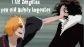 Quincy Zangetsu Ichigo Kurosaki di serial Bleach