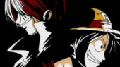 Shanks and Luffy One Piece