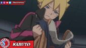 Boruto pegang jaket Naruto di Boruto Naruto Next Generation bahasa Indonesia