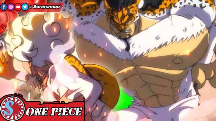 One Piece Lucci vs Luffy