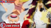Gear 5 Monkey D Luffy dan Awakened Zoan Rob Lucci One Piece