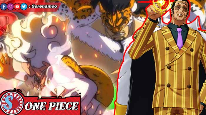 Luffy Lucci dan Kizaru One Piece