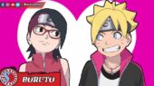 Sarada dan Boruto di manga Boruto bahasa Indonesia