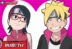 Sarada dan Boruto di manga Boruto bahasa Indonesia