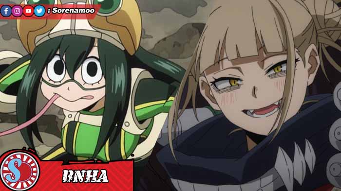 Tsuyu Asui dan Himiko Toga Boku no Hero Academia
