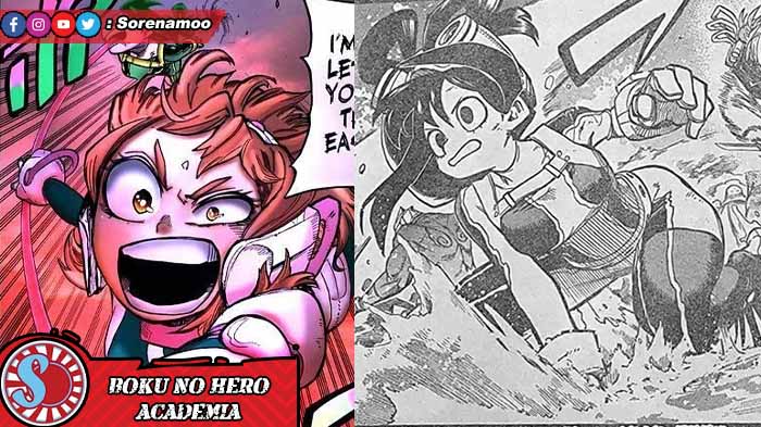 Uraraka dan Tsuyu Boku no Hero Academia 375