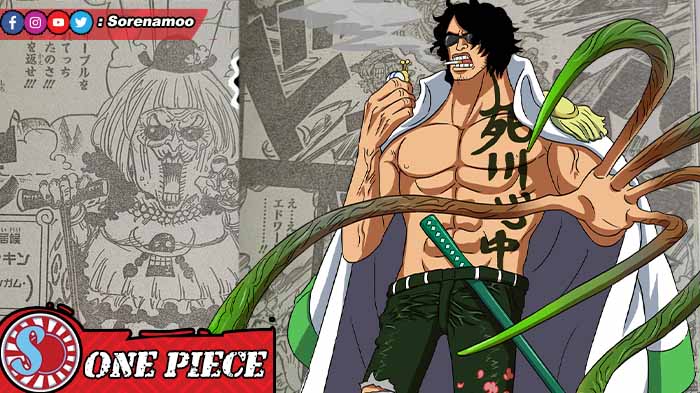 Miss Bakkin dan Aramaki Ryokugyu Green Bull One Piece 1073 bahasa Indonesia