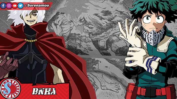 Tomura Shigaraki dan Izuku Midoriya Manga My Hero Academia 379 bahasa Indonesia