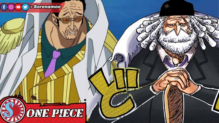 Admiral Kizaru Borsalino dan Saint Jaygarcia Saturn di One Piece 1076 bahasa Indonesia
