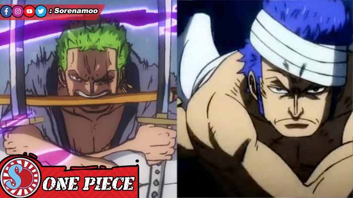 Zoro dan Ushimaru Shimotsuki One Piece bahasa Indonesia