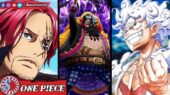 Shanks Blackbeard Luffy One Piece