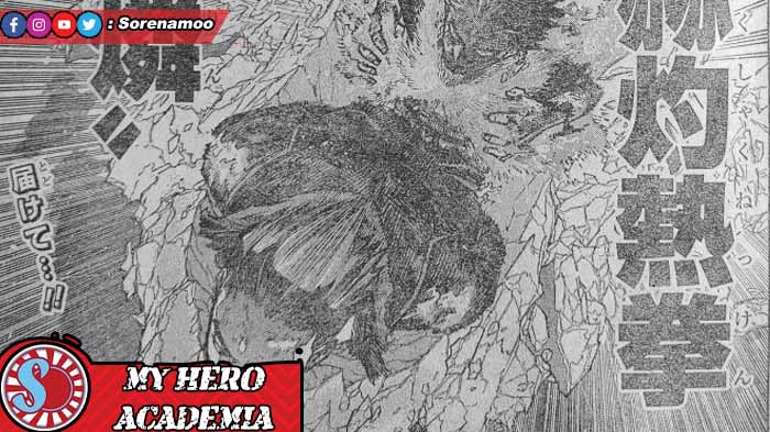 Shoto dan Iida di Manga My Hero Academia 390