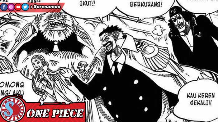 Garp dan Kuzan One Piece Manga