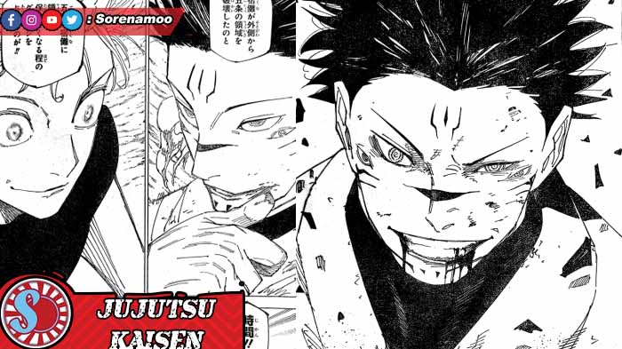 Gojo Satoru dan Ryomen Sukuna Jujutsu Kaisen 228 Manga