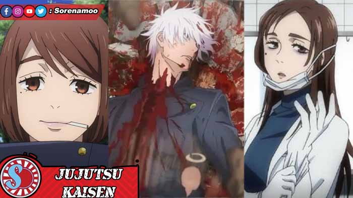Shoko Ieiri Gojo Satoru Jujutsu Kaisen Anime