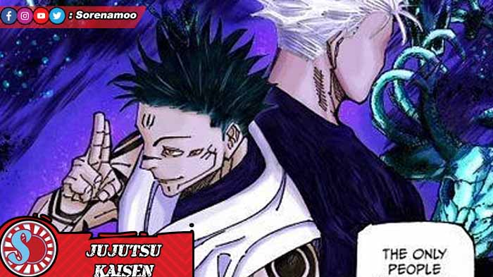 Sukuna dan Gojo manga Jujutsu Kaisen