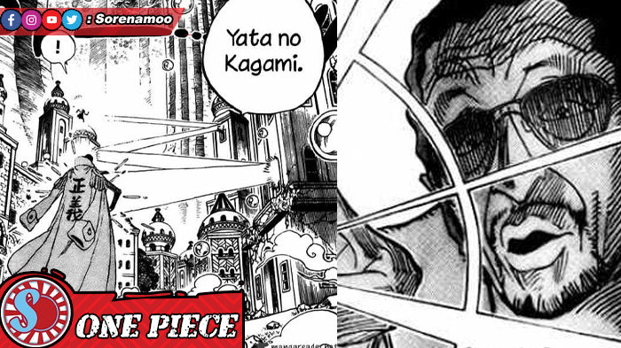 Yata no Kagami Admiral Kizaru Borsalino One Piece Manga