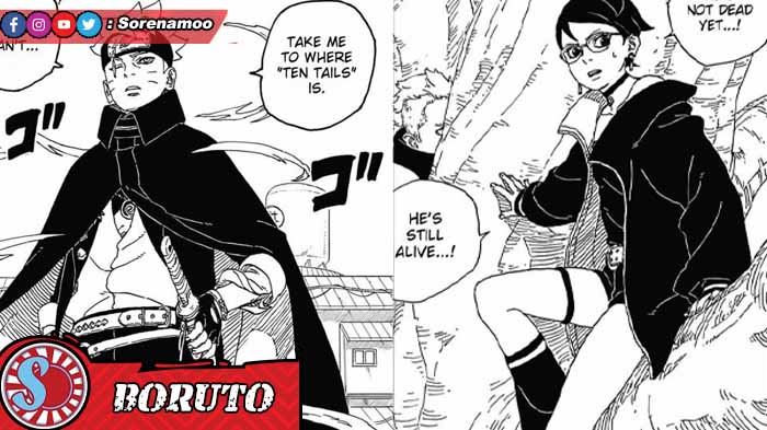 Boruto dan Sarada Boruto Two Blue Vortex Manga