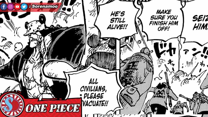 Kuma vs Marine One Piece Manga