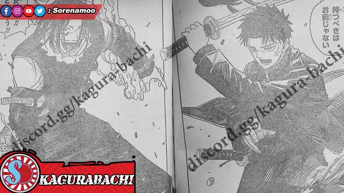 Soujo vs Chihiro Rakuhiro Kagurabachi 8 Manga