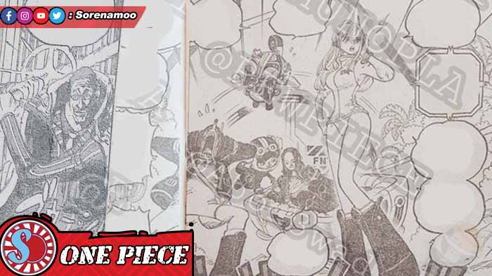 Kizaru Usopp Nami Robin Manga One Piece chapter 1105