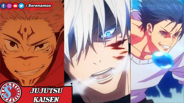 Sukuna Gojo Toji Anime Jujutsu Kaisen
