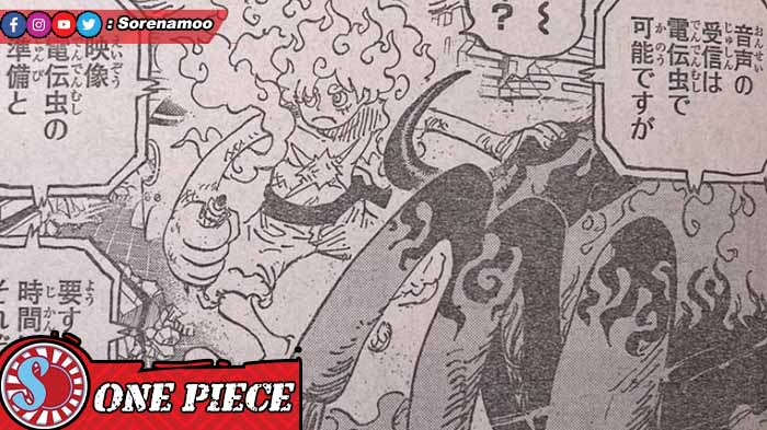 Gear 5 Luffy vs Saturn Manga One Piece Chapter 1109