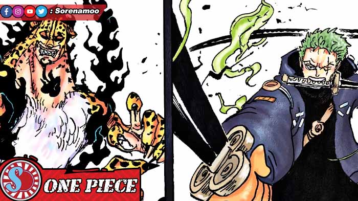 Rob Lucci vs Zoro Spoiler Manga One Piece Chapter 1110
