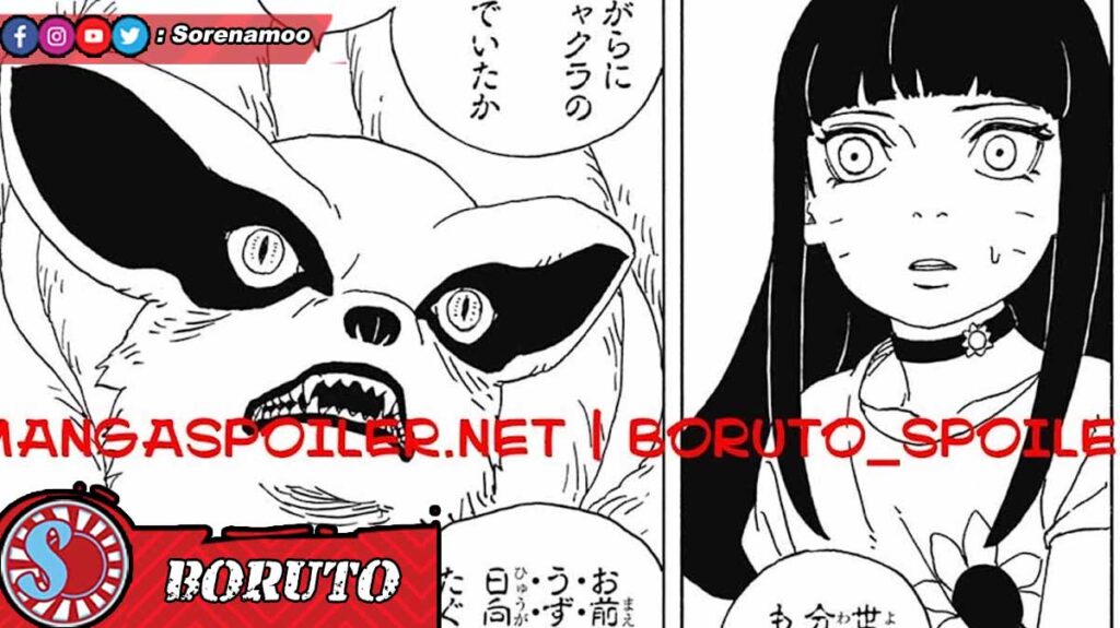 Spoiler Manga Boruto Two Blue Vortex Chapter 10 Sub Indo Himawari dan Kurama