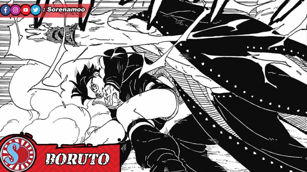 Spoiler Manga Boruto Two Blue Vortex Chapter 10 Sub Indo Sarada vs Hidari