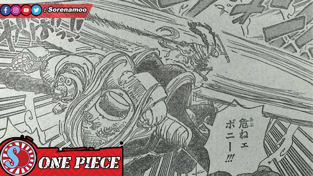 Spoiler Manga One Piece Chapter 1115 sub Indo Gorosei V Nusjuro vs Bonney