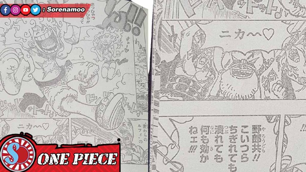 Raw Manga One Piece Chapter 1119 Gear 5 Luffy Bonney Raksasa Elbaf