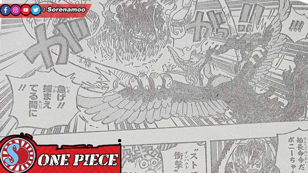 Raw Manga One Piece Chapter 1119 Gear 5 Luffy vs Marcus Mars