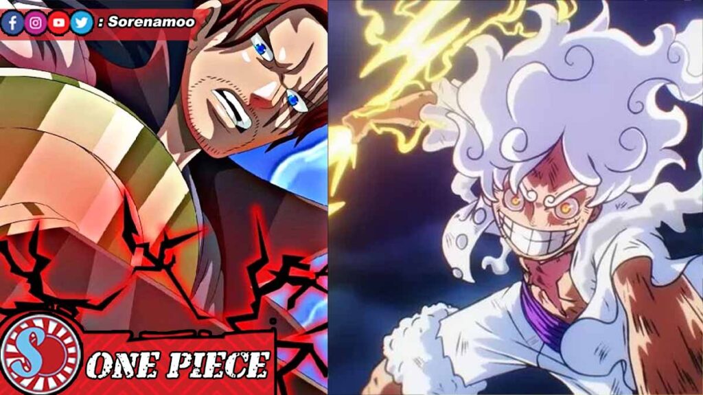 Shanks Luffy Gear 5 One Piece