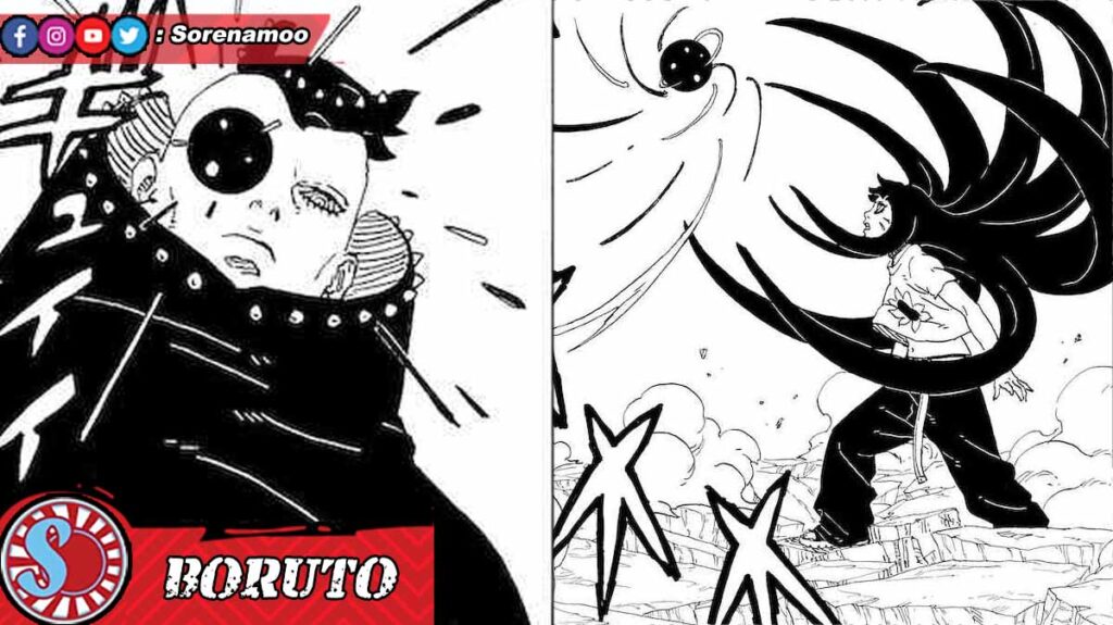 Spoiler Boruto Two Blue Vortex Chapter 11 Sub Indo Jura vs Himawari Uzumaki