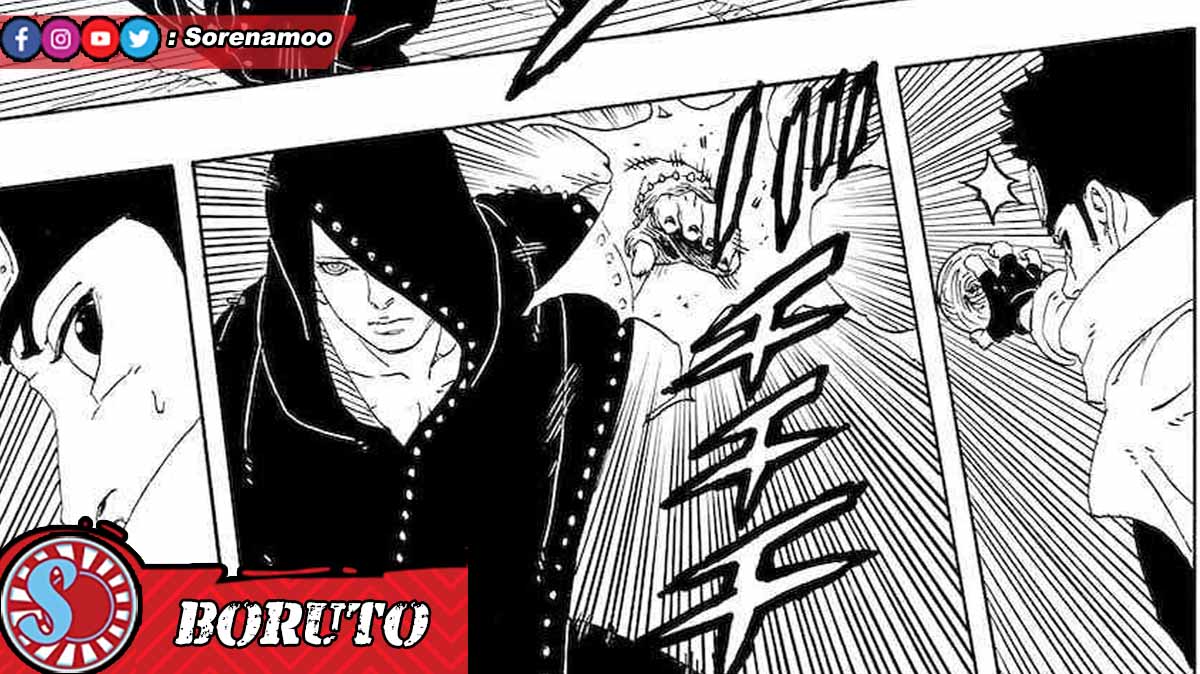 Spoiler Manga Boruto Two Blue Vortex Chapter 11 Sub Indo Hidari vs Konohamaru