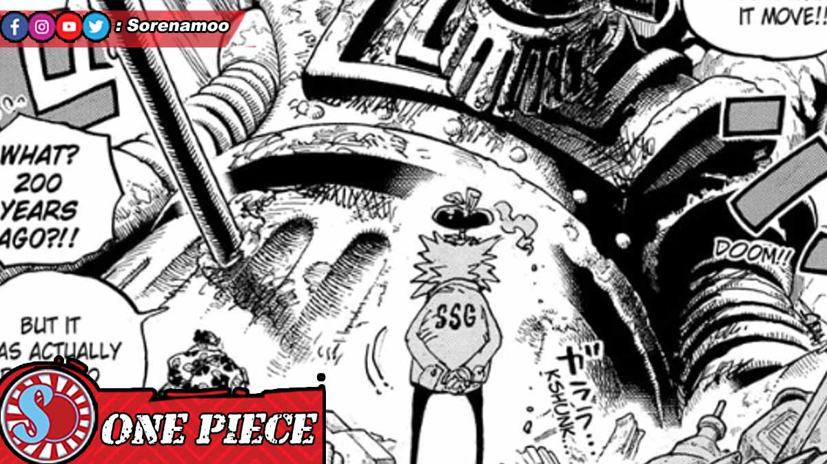 Vegapunk Iron Giant Spoiler Manga One Piece chapter 1119 sub Indo