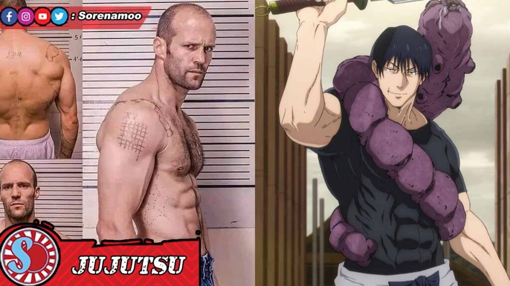 Jason Statham Toji Fushiguro Jujutsu Kaisen