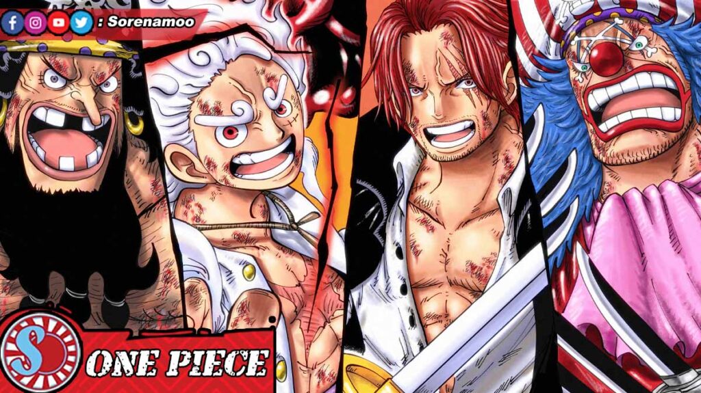 Yonko Teach Luffy Shanks Buggy One Piece Manga