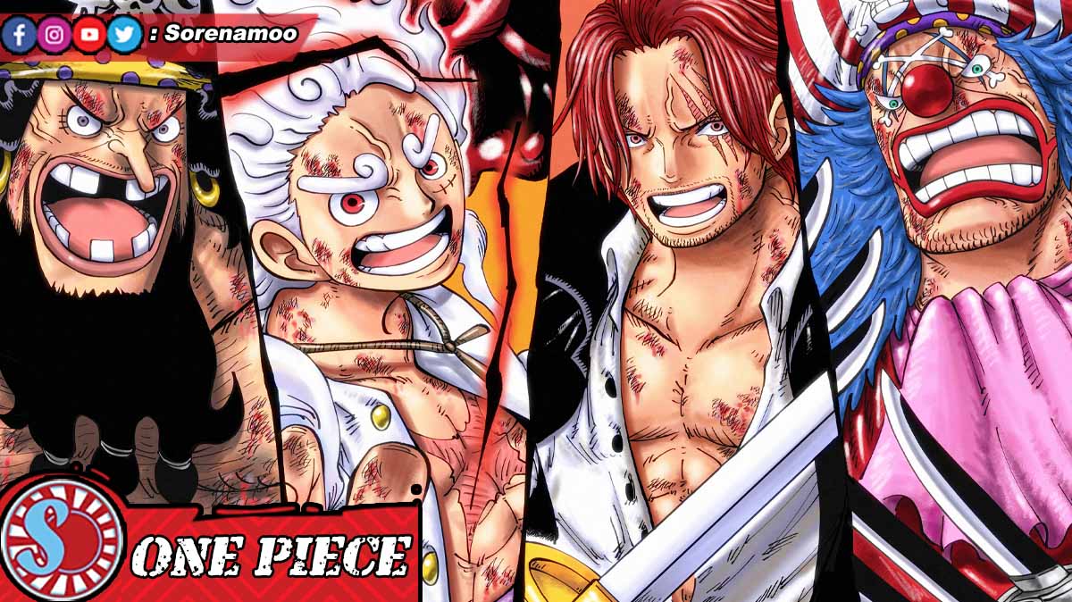 Yonko Teach Luffy Shanks Buggy One Piece Manga