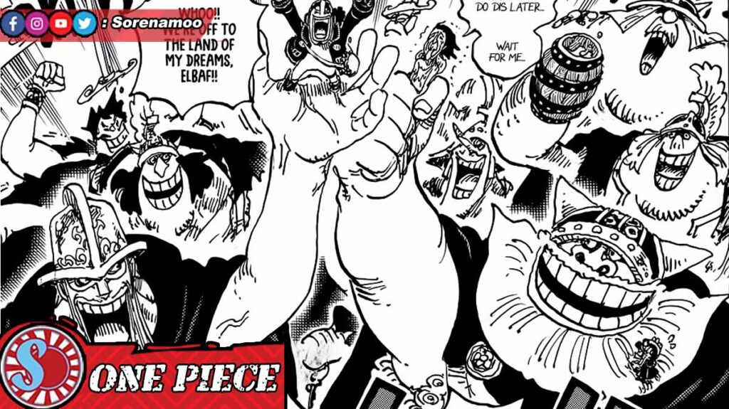 Dorry Brogy Luffy Usopp Elbaf Manga One Piece Chapter 1123