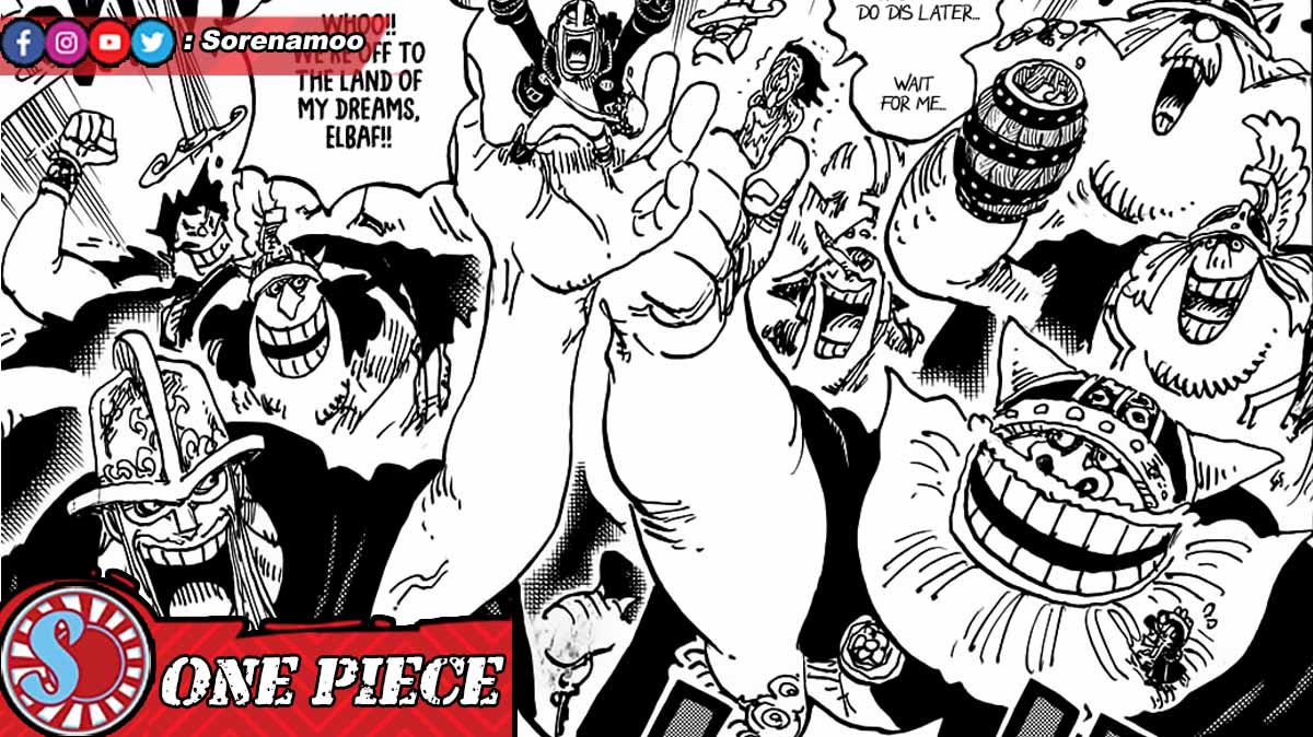 Dorry Brogy Luffy Usopp Elbaf Manga One Piece Chapter 1123
