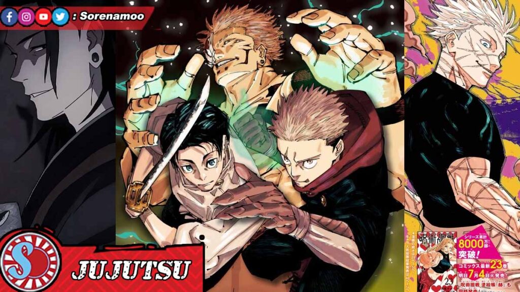 Kenjaku Yuta Yuji Sukuna Gojo Shinjuku Showdown Manga Jujutsu Kaisen
