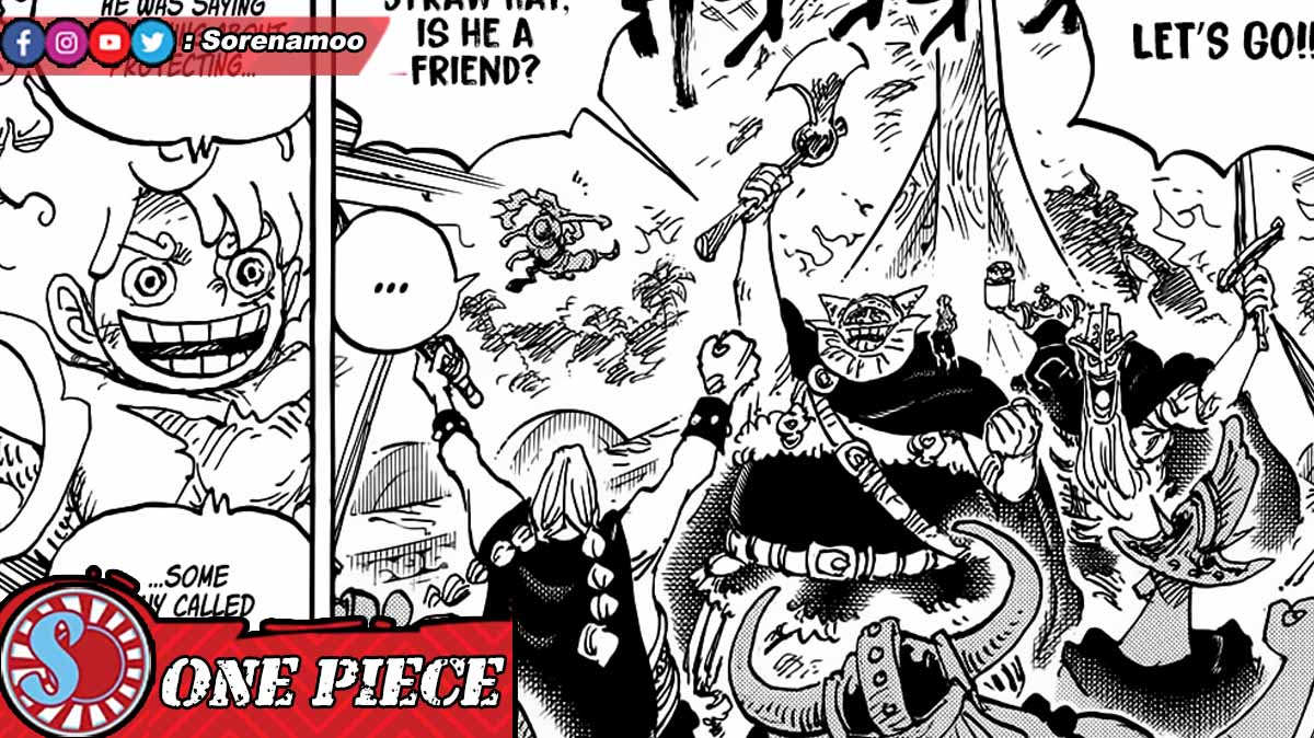 Luffy Dorry Brogy Elbaf Manga One Piece