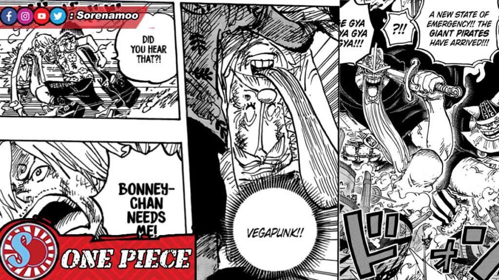 Sanji Vegapunk Stella Dorry Broggy One Piece