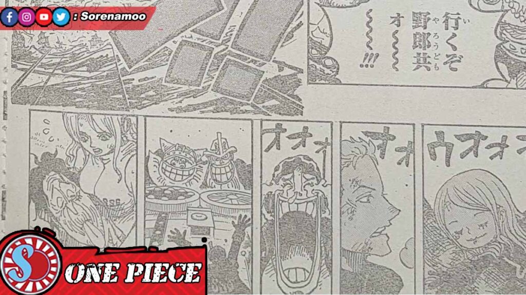 Topi jerami Straw Hat Pirates Manga One Piece Chapter 1123