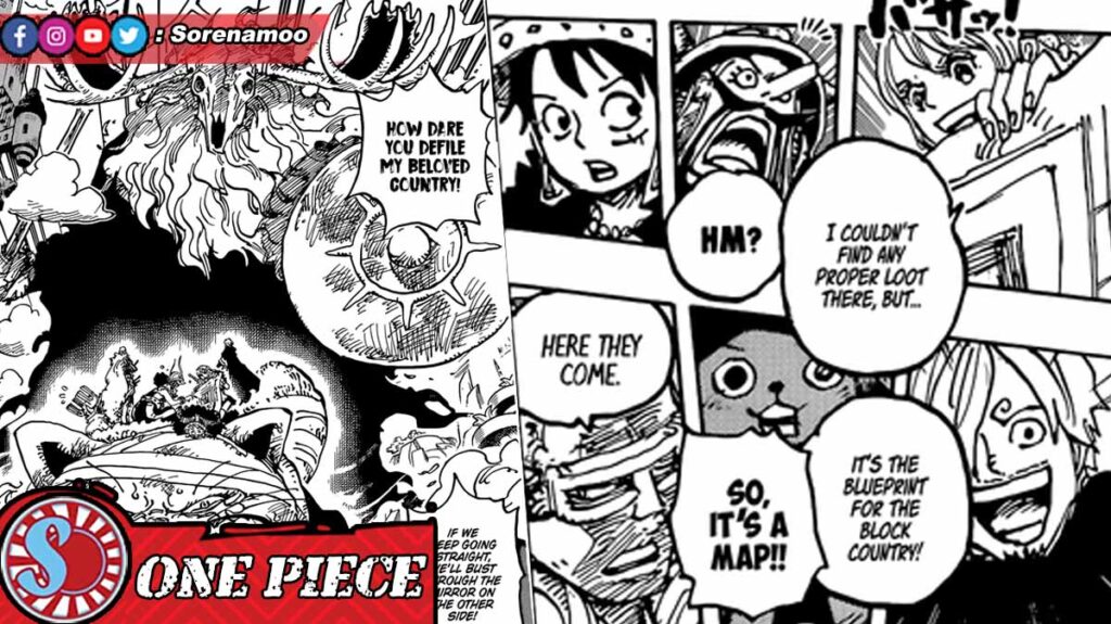 Dewa Matahari Elbaf Kru Topi Jerami Manga One Piece Chapter 1128