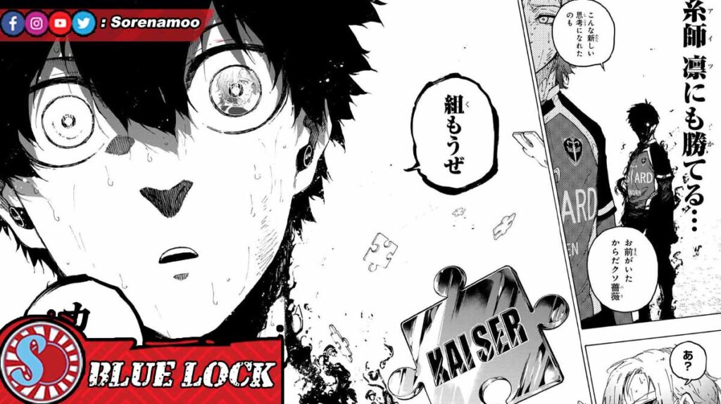 Isagi Yoichi Michael Kaiser Raw Manga Blue Lock Chapter 284 Sub Indo