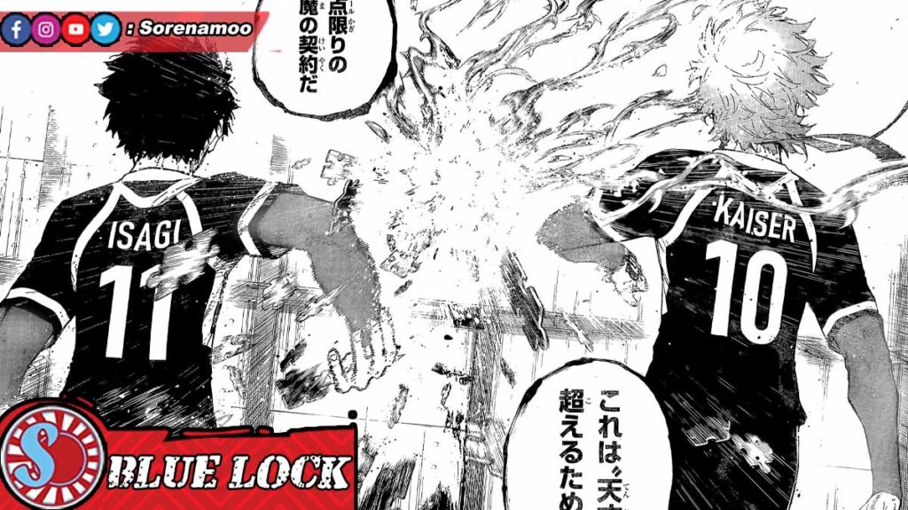 Michael Kaiser Isagi Yoichi Raw Manga Blue Lock Chapter 285 Sub Indo
